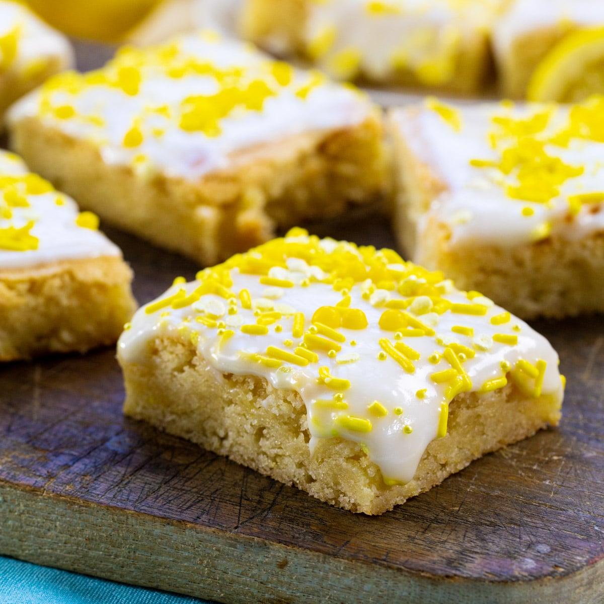 Lemon Cookie Bars