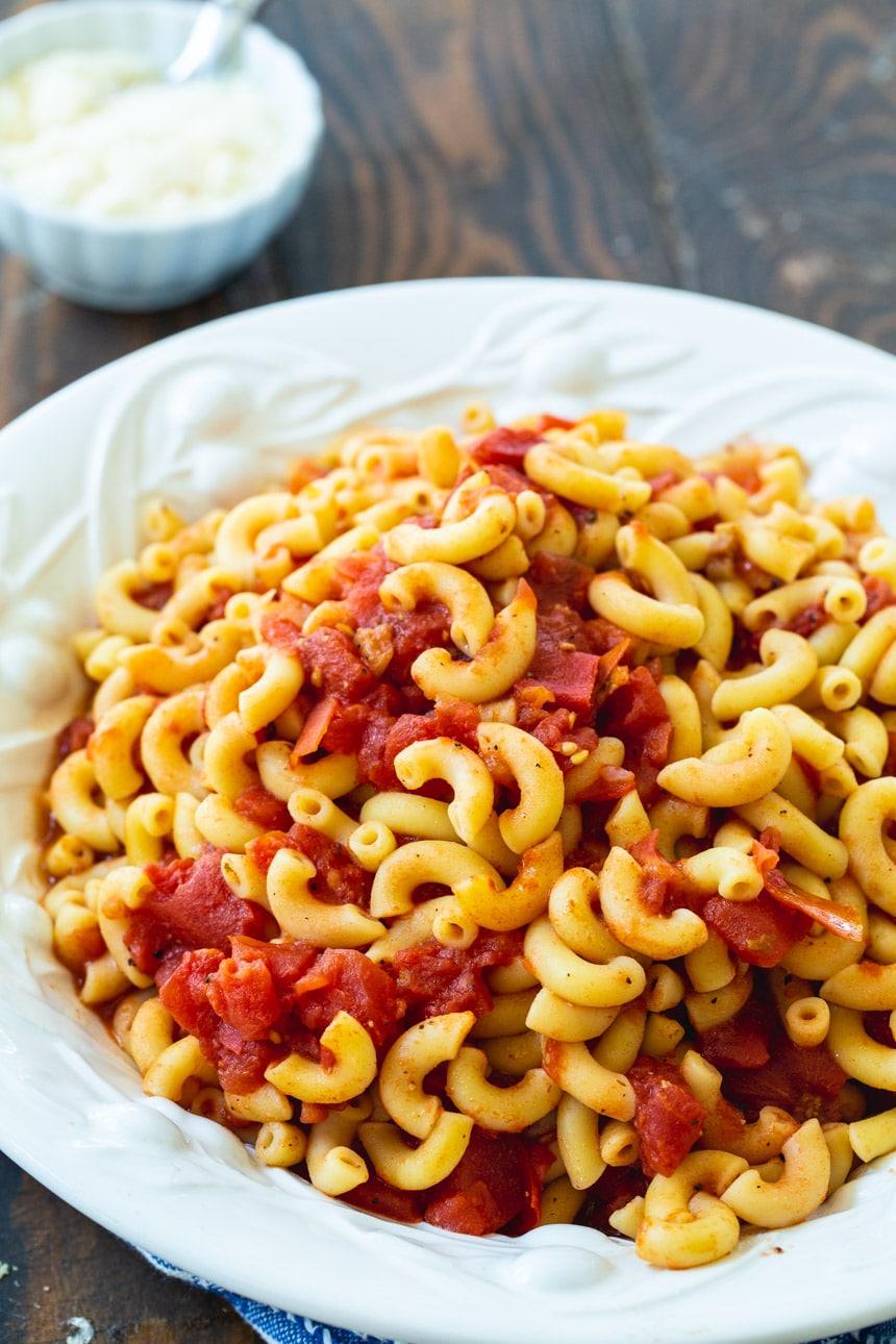Macaroni and Tomatoes