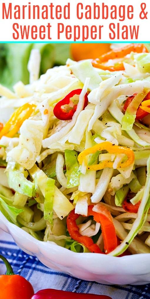 Marinated Cabbage Slaw