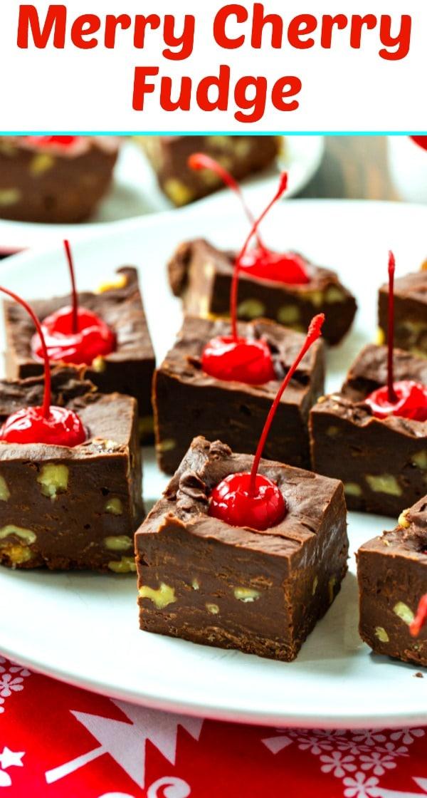 Merry Cherry Fudge