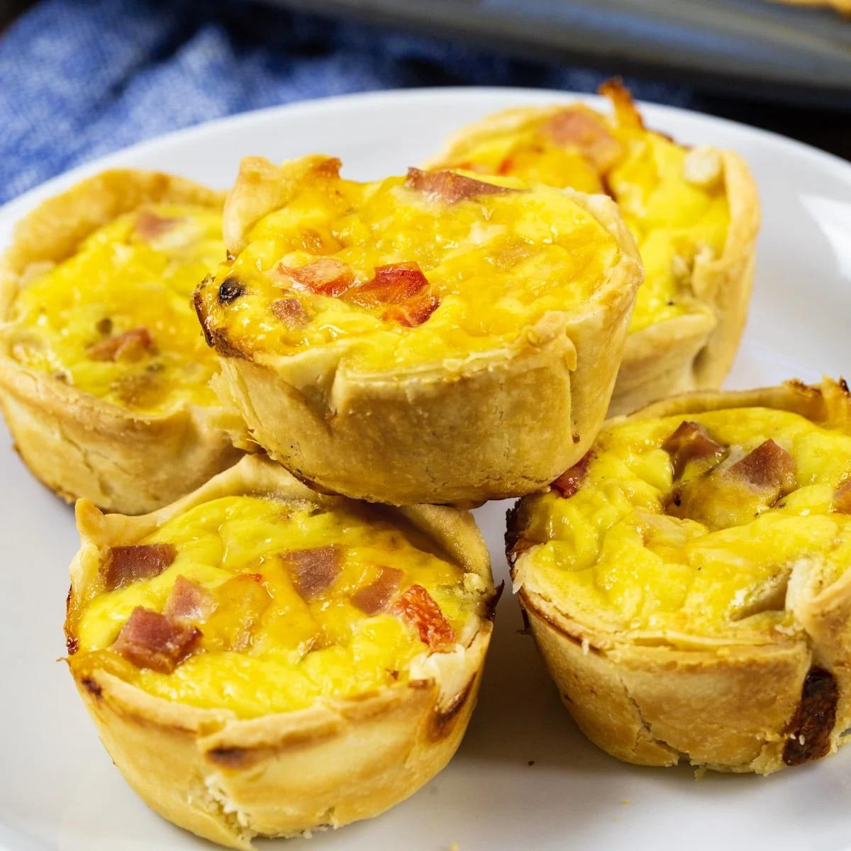 Mini Ham and Cheese Quiche