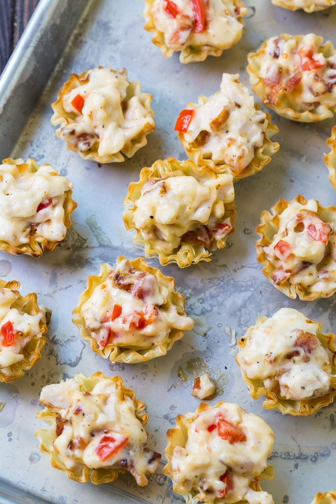 Mini Hot Brown Tarts for a Kentucky Derby Party