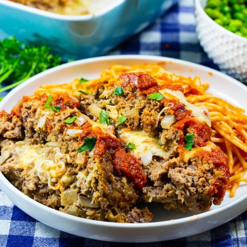 Mozzarella Stuffed Meatloaf Recipe