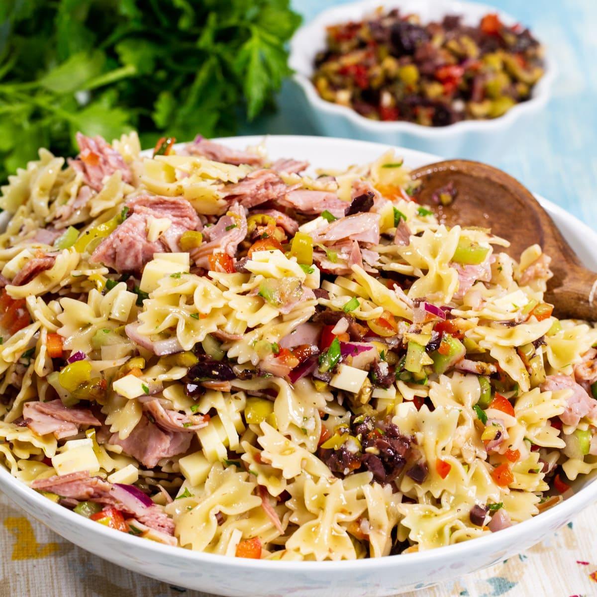 Muffaletta Pasta Salad