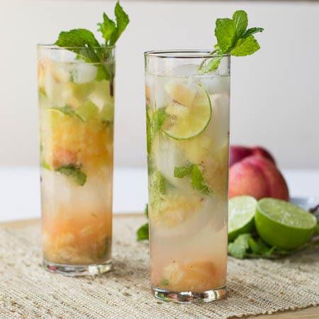 Nectarine Mojitos