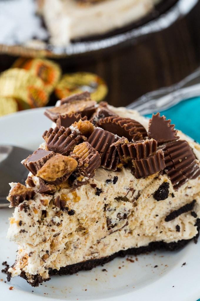 No Bake Peanut Butter Cup Pie recipe