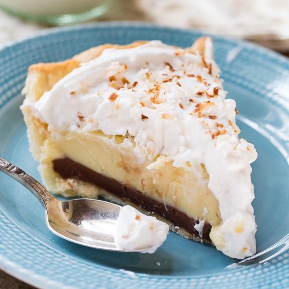 Black Bottom Coconut Cream Pie