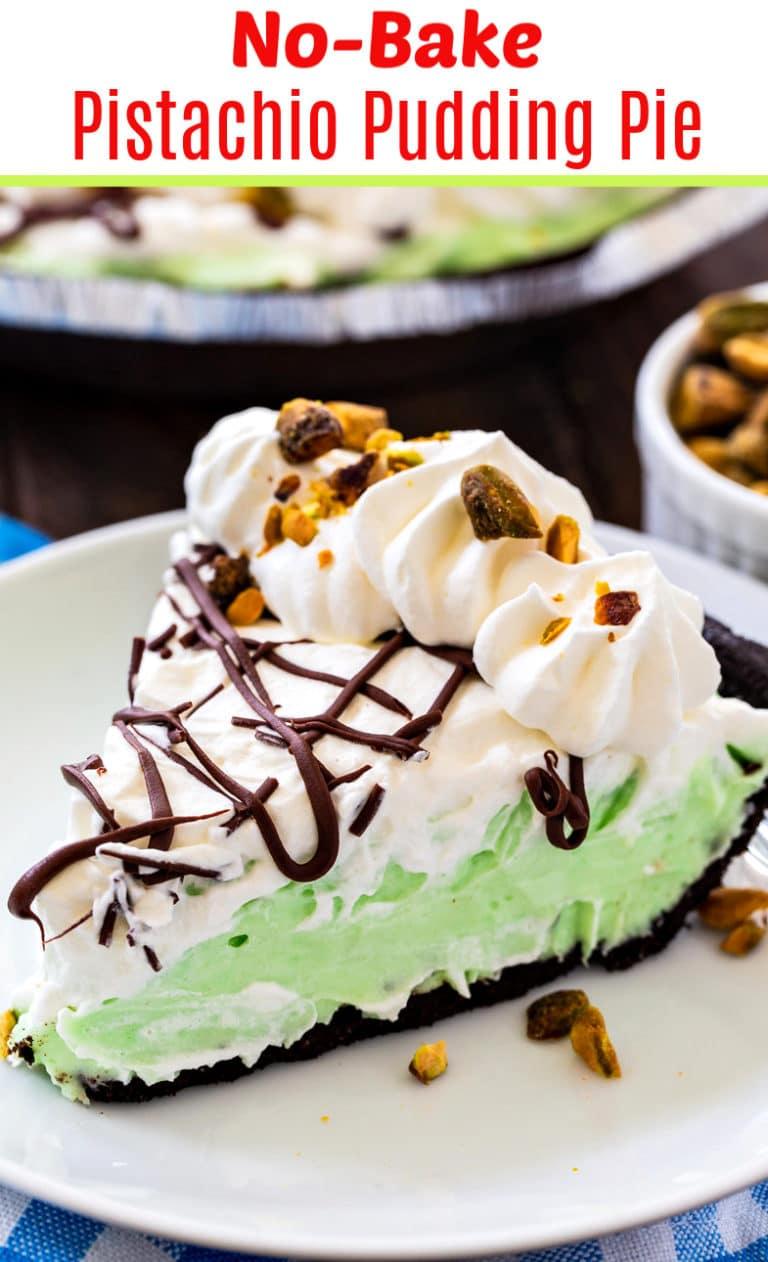 No-Bake Pistachio Pudding Pie