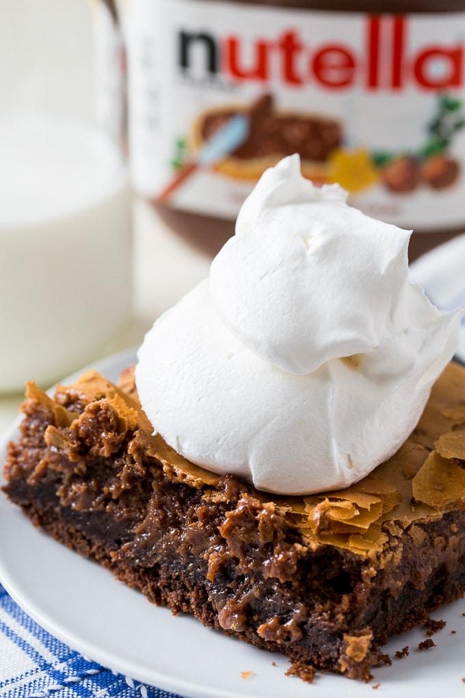 Nutella Gooey Butter Cake