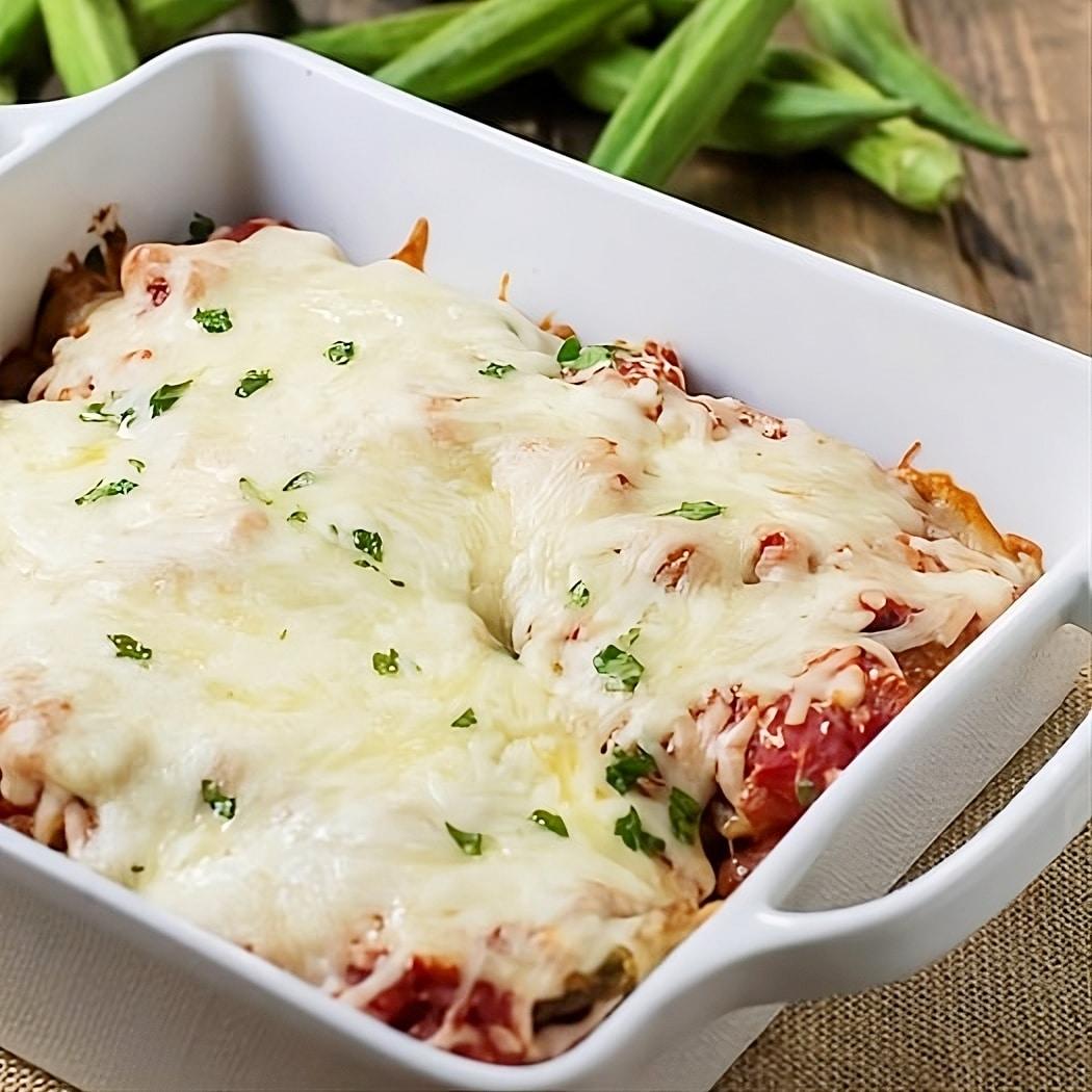 Okra Parmigiana Recipe