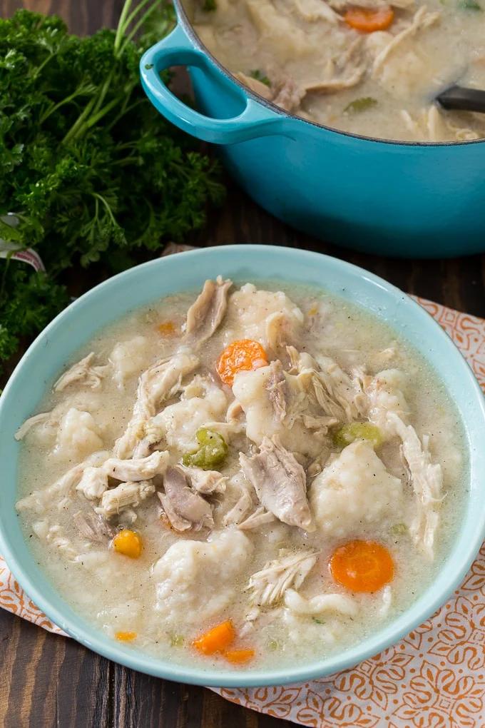 Old-Fashioned Chicken and Dumplings recipe