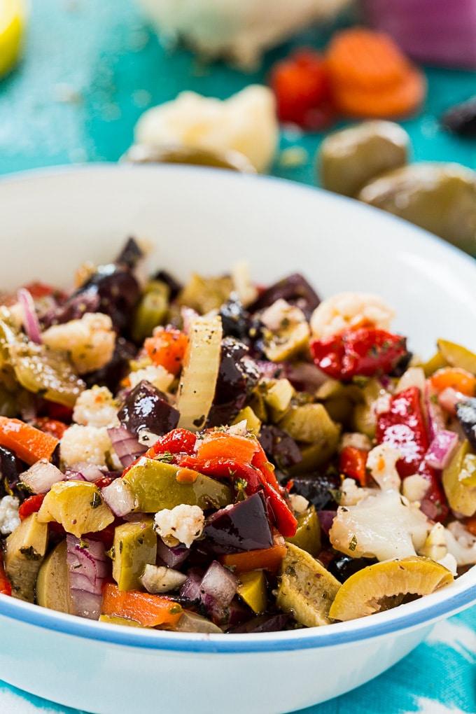 Olive Salad for Muffaletta sandwiches