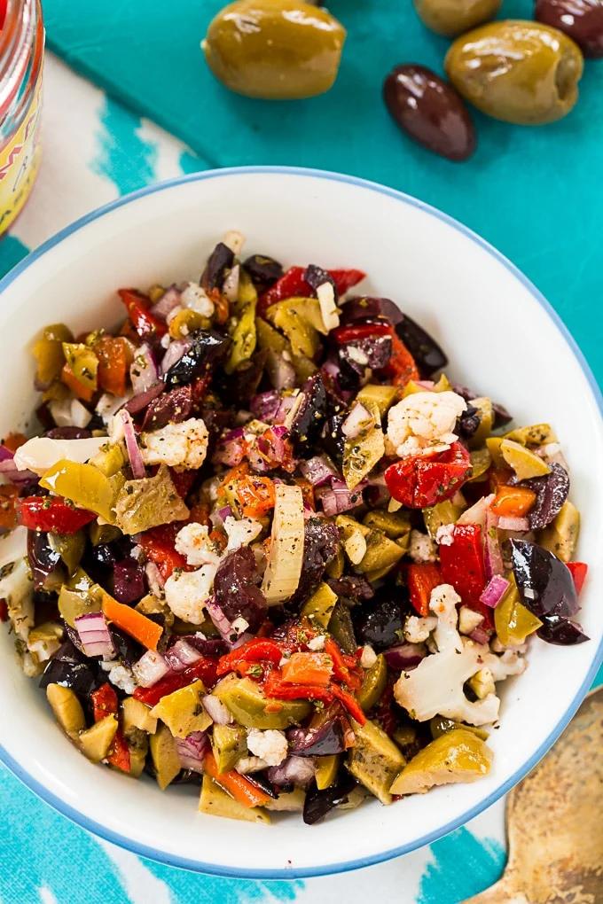 Olive Salad for Muffaletta Sandwiches