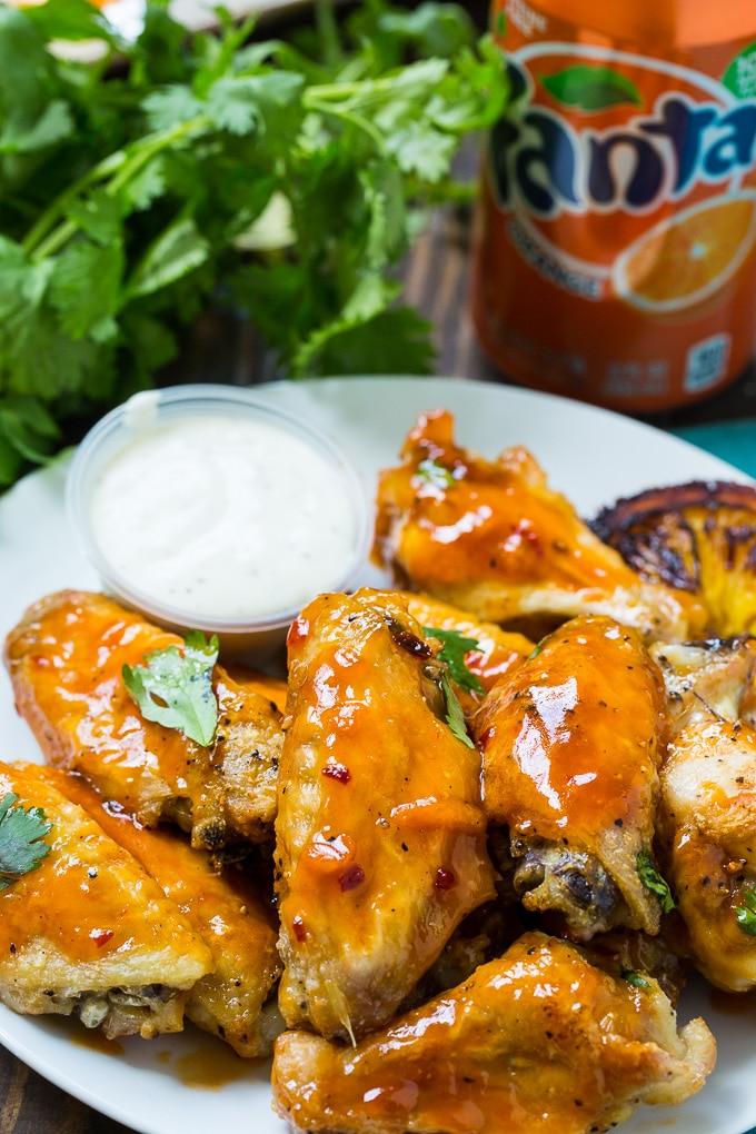 Best Orange Soda Hot Wings