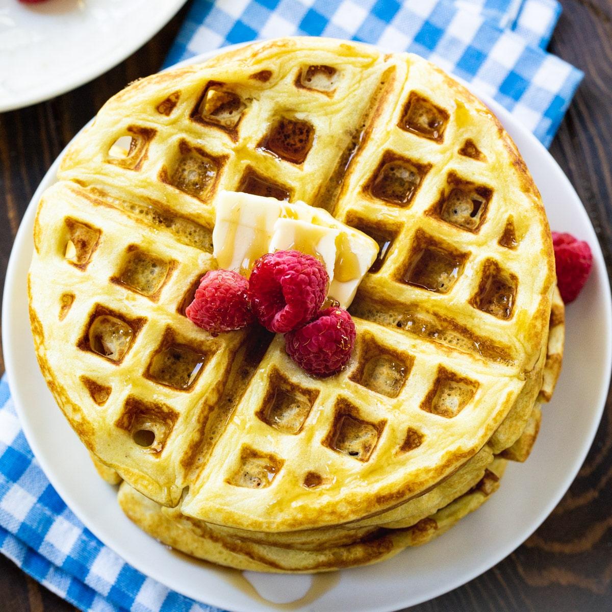 Overnight Yeast Waffles