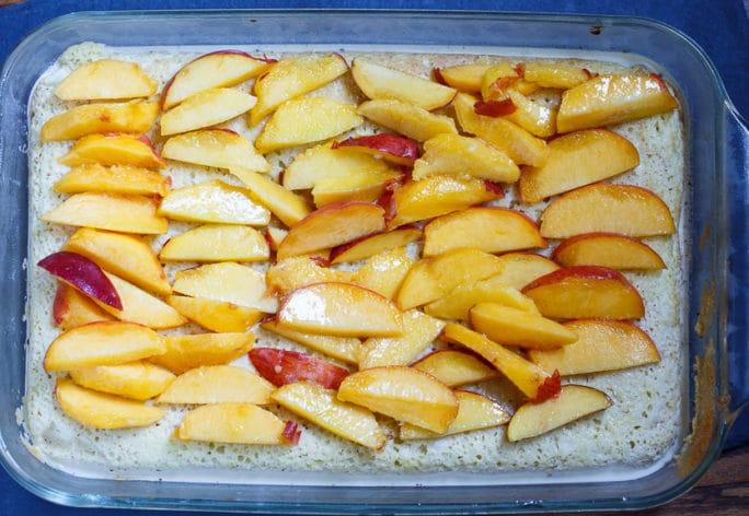 Peach Bourbon Tres Leches