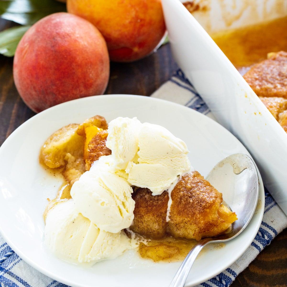 Peach Crescent Dumplings