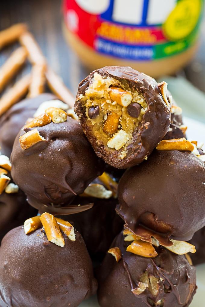 Peanut Butter Pretzel Truffles