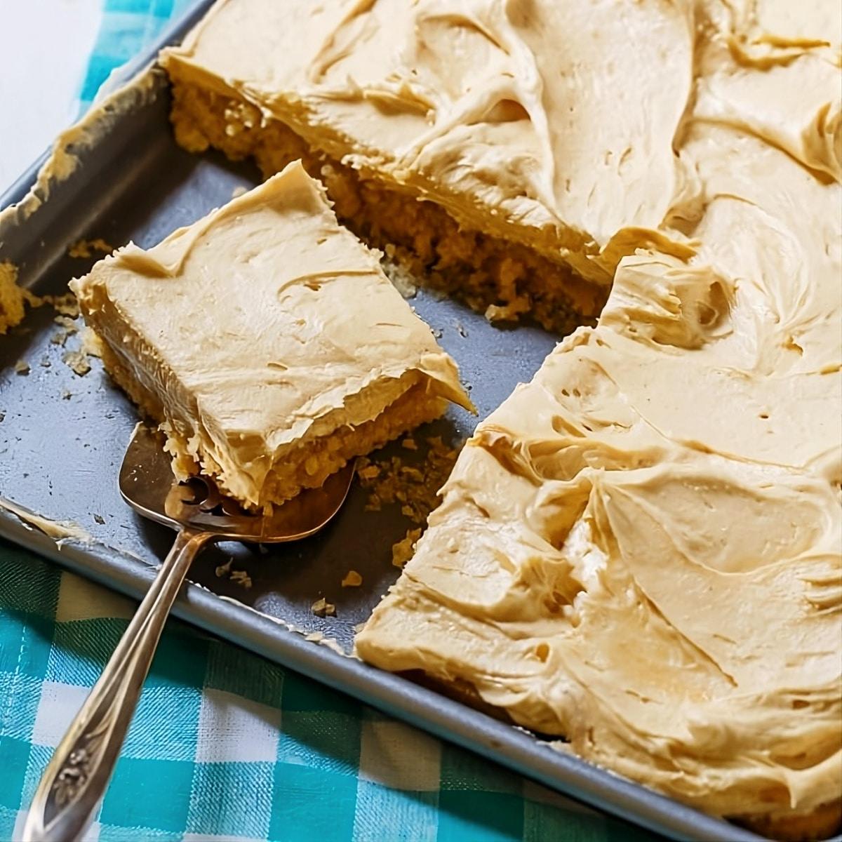 Peanut Butter Sheet Cake