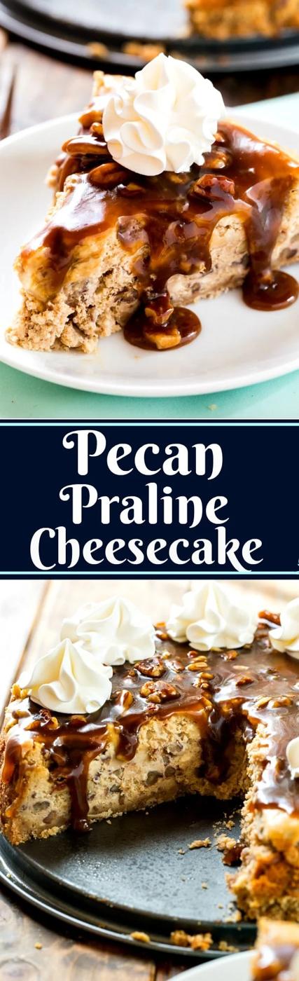 Pecan Praline Cheesecake