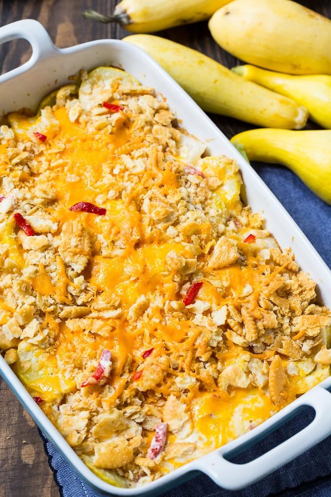 Pimento Cheese Squash Casserole