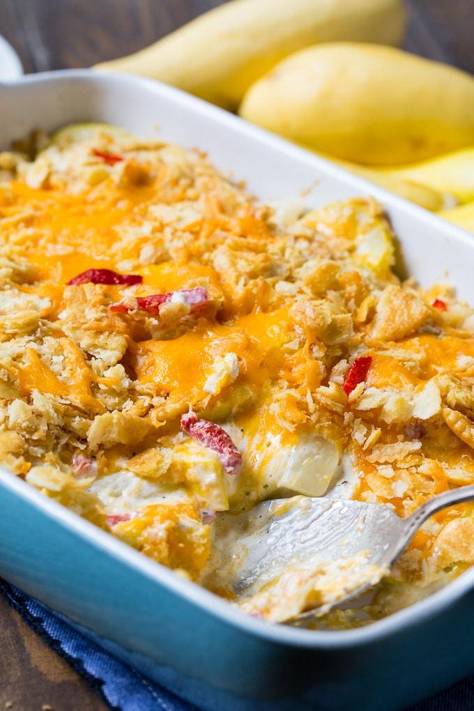 Pimento Cheese Squash Casserole