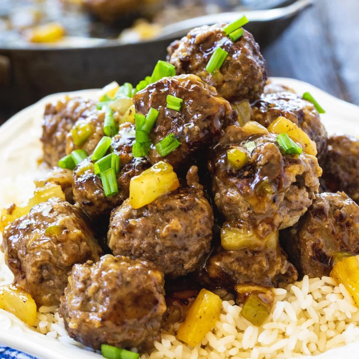 Polynesian Meatballs