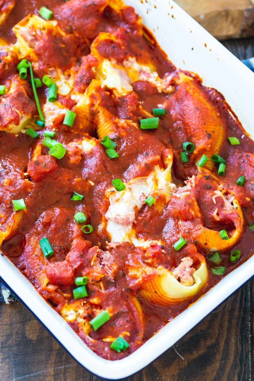 Pulled Pork Stuffed Shells
