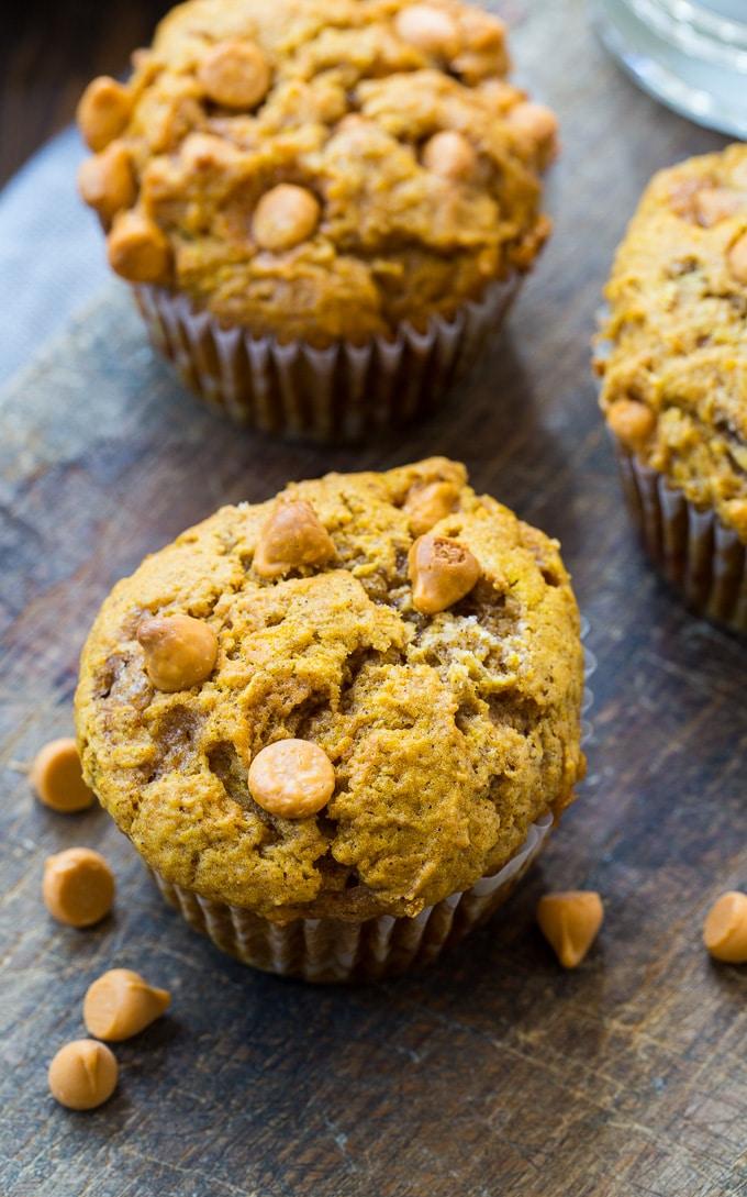 Butterscotch Pumpkin Muffins