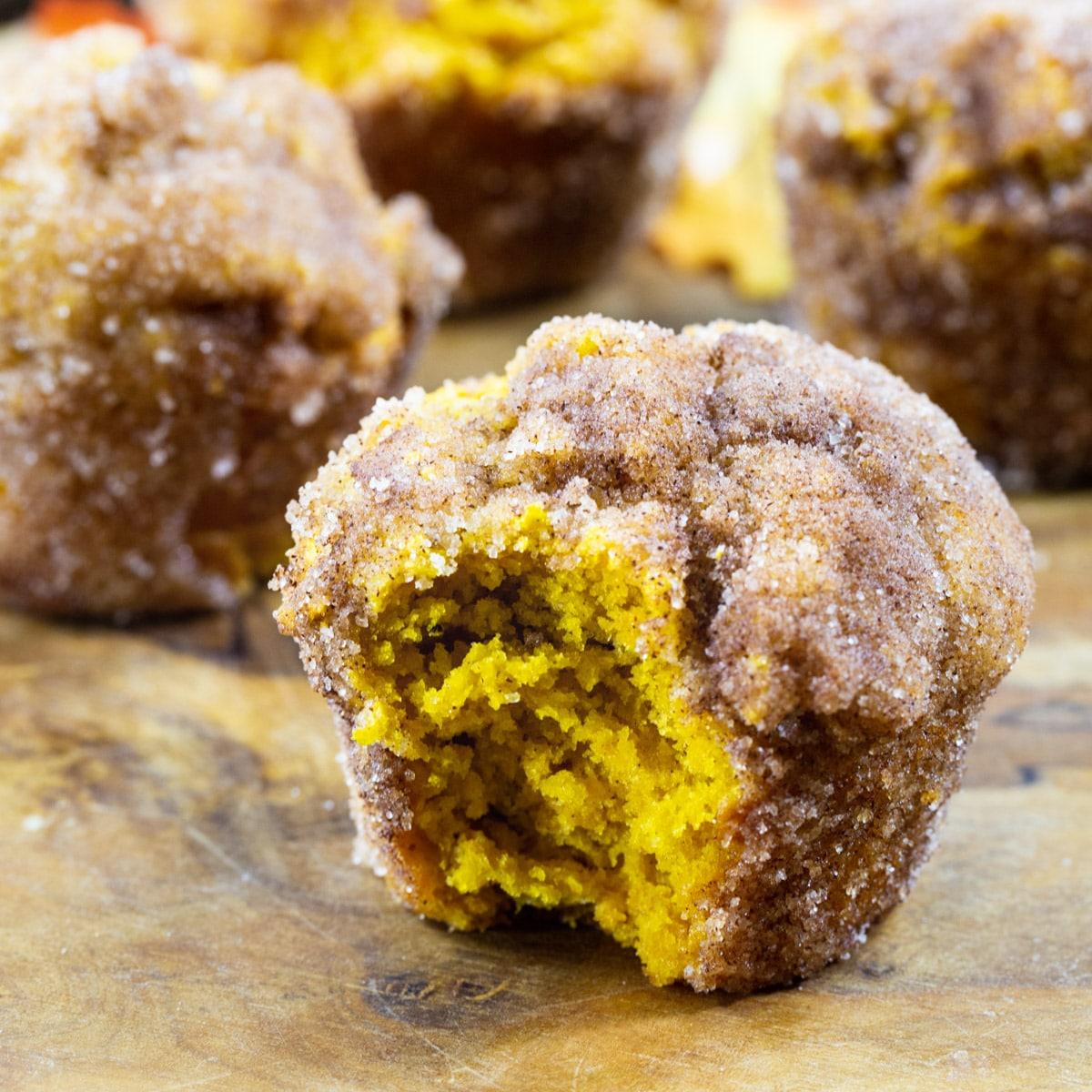 Pumpkin Doughnut Muffins