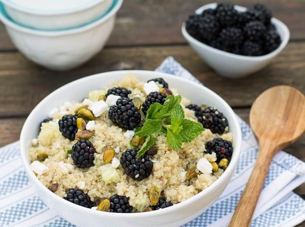 Quinoa Blackberry Salad