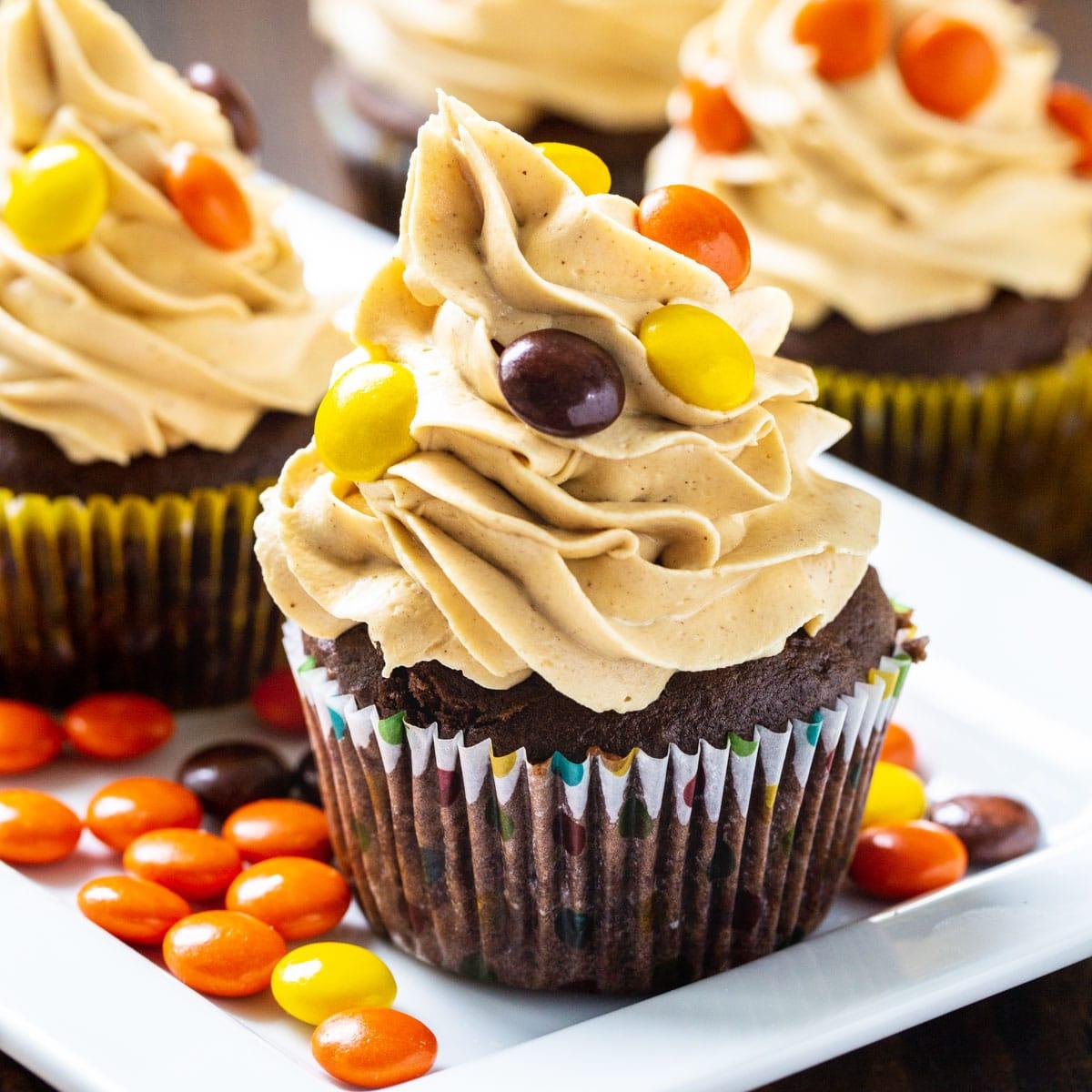 Double Reese’s Cupcakes