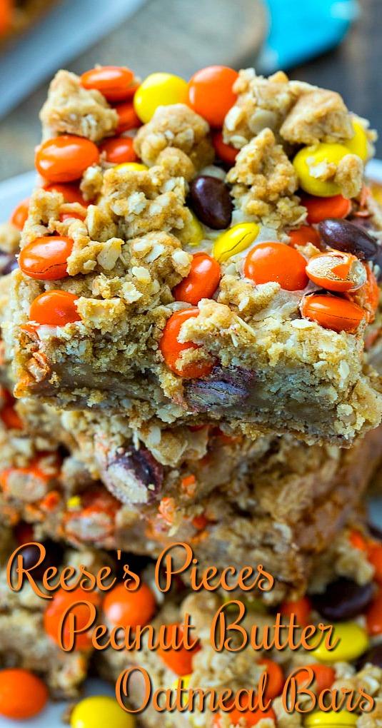 Stack of Reese's Pieces Bars