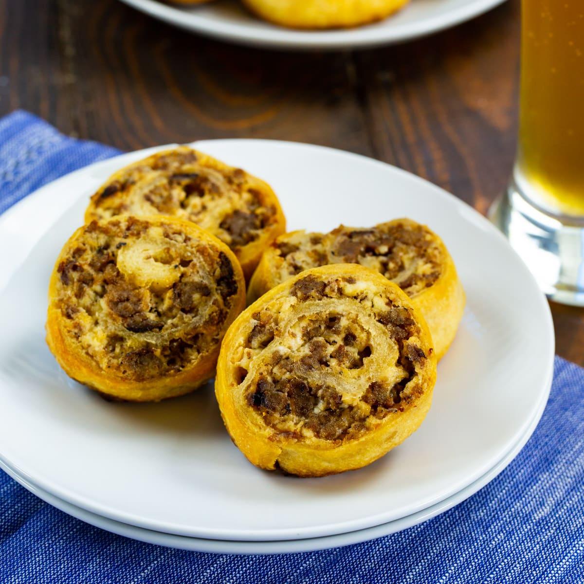 Sausage Cream Cheese Pinwheels