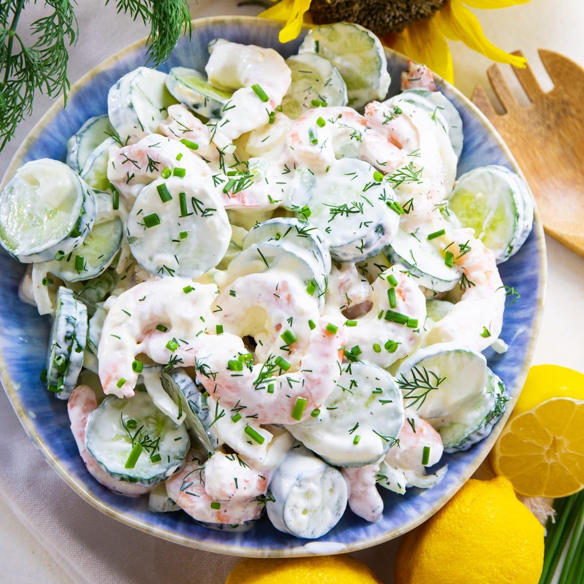 Shrimp Cucumber Salad