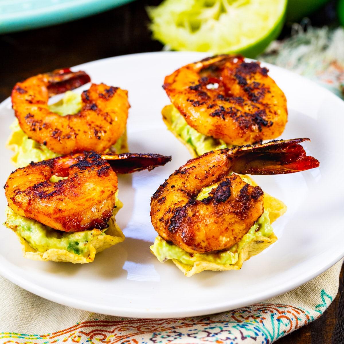 Shrimp Tostada Bites