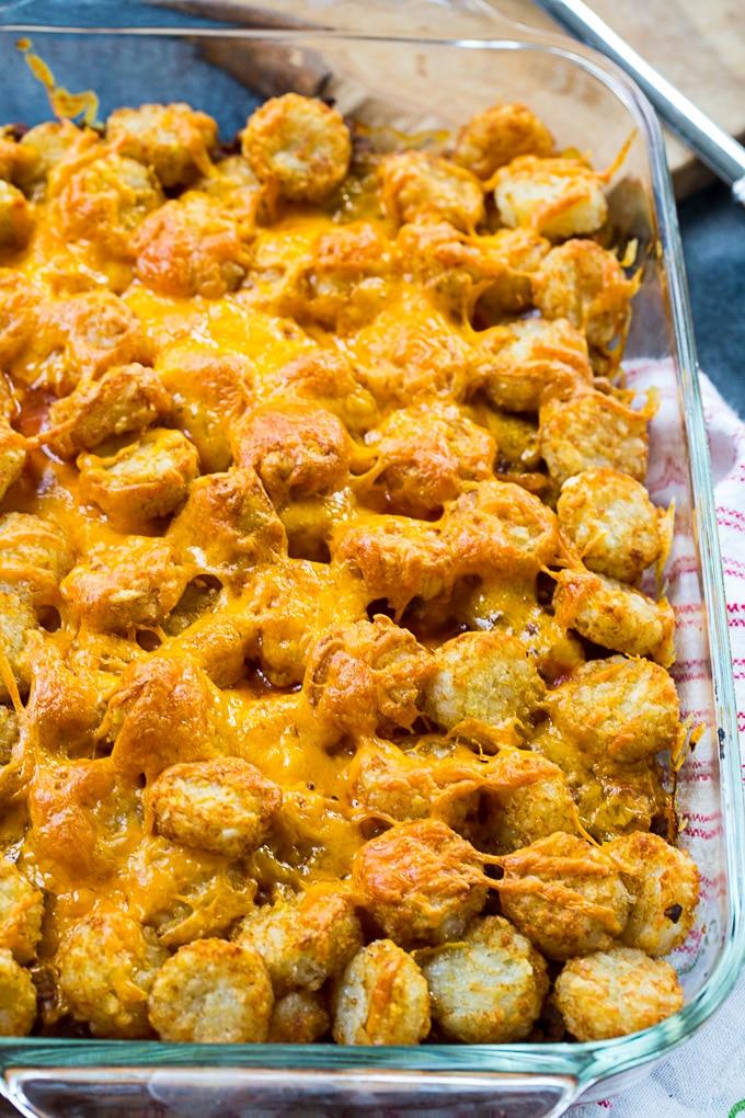 Casserole in 9x13-inch baking dish.
