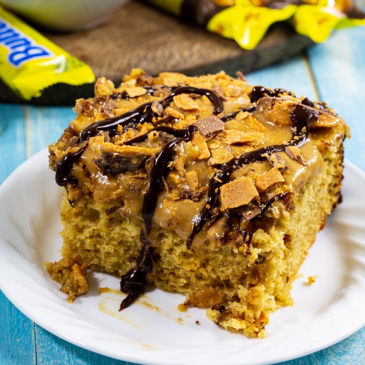 Slow Cooker Butterfinger Cake