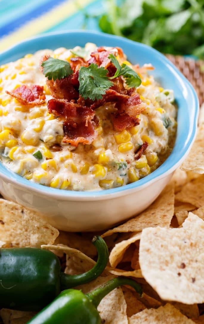 Slow Cooker Corn Salsa. Dump all ingredients in the crock pot and 2 hours later you have a warm and cheesy dip. Perfect for game day!