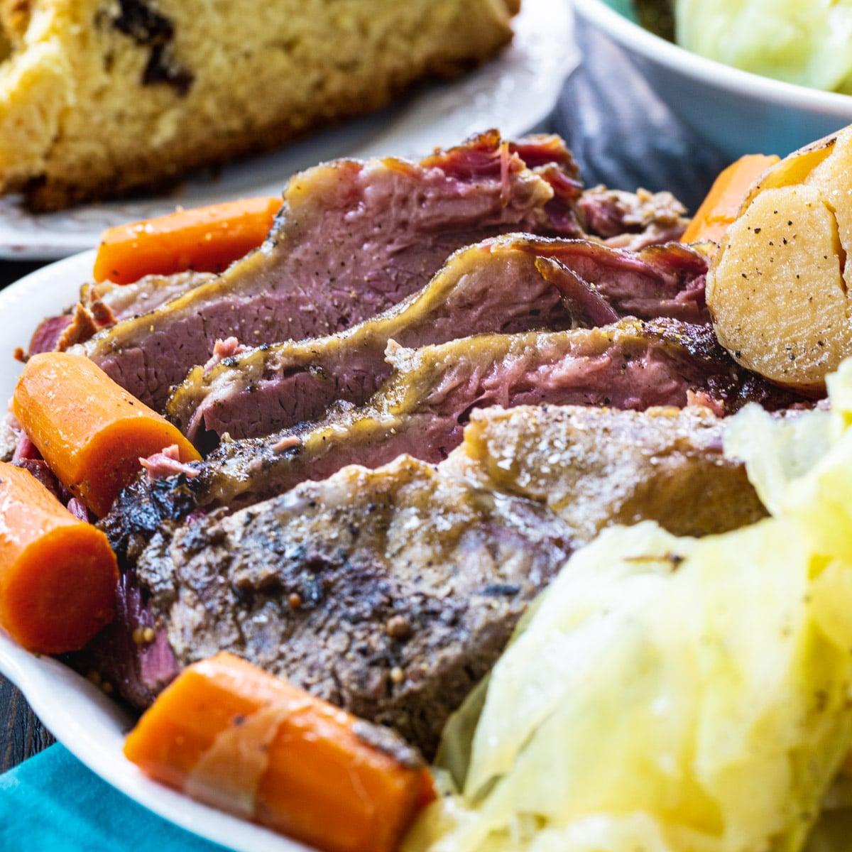 Slow Cooker Corned Beef and Cabbage