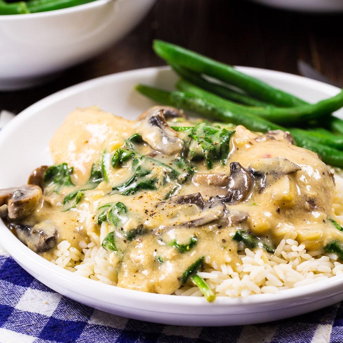 Slow Cooker Garlic Parmesan Chicken