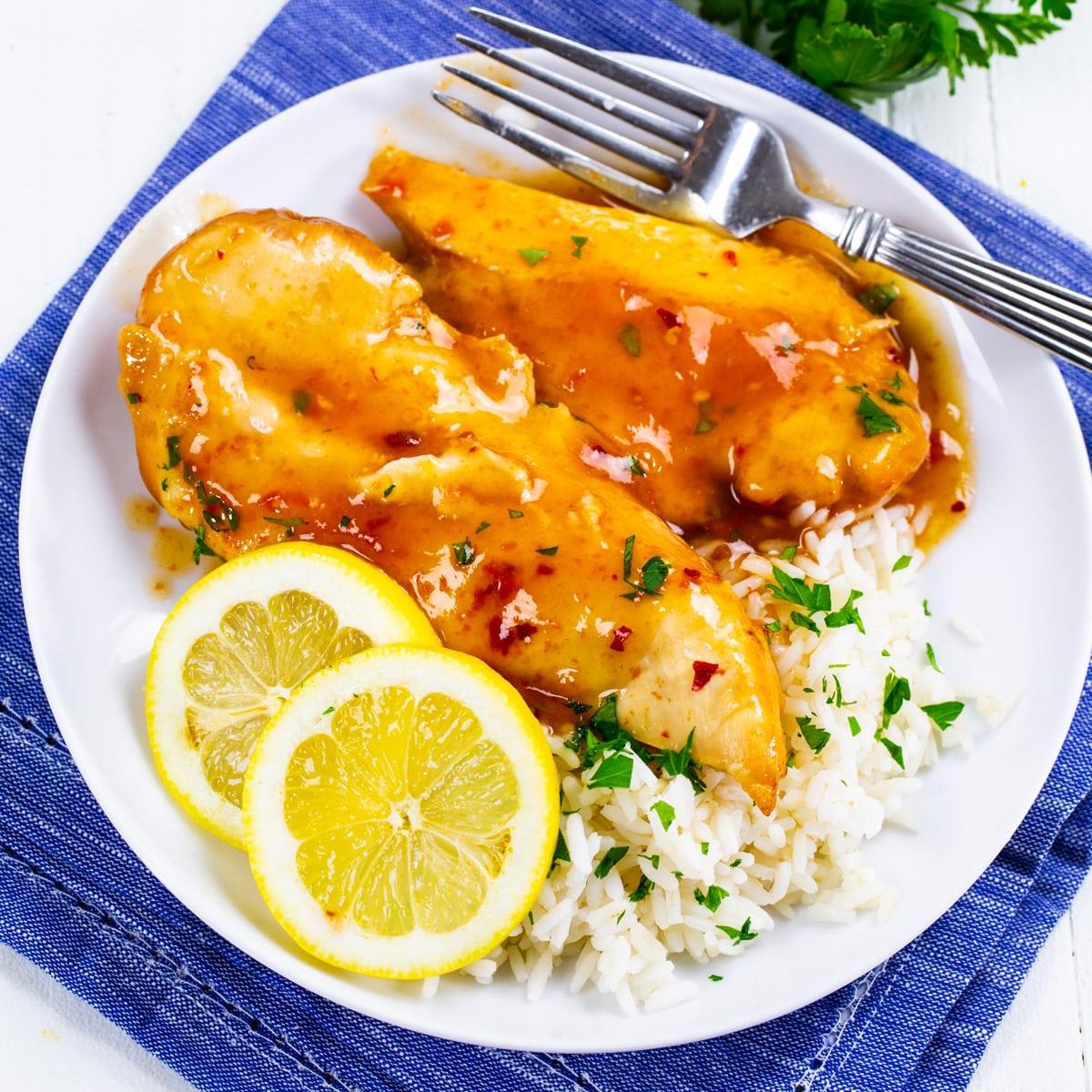 Slow Cooker Lemonade Chicken
