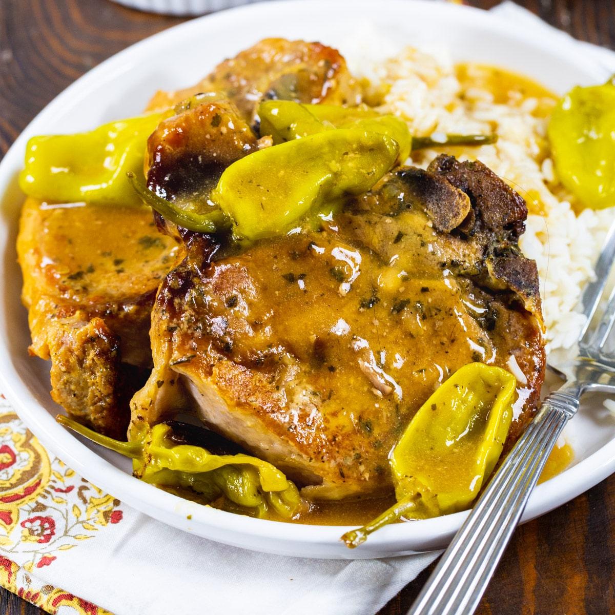 Slow Cooker Mississippi Pork Chops