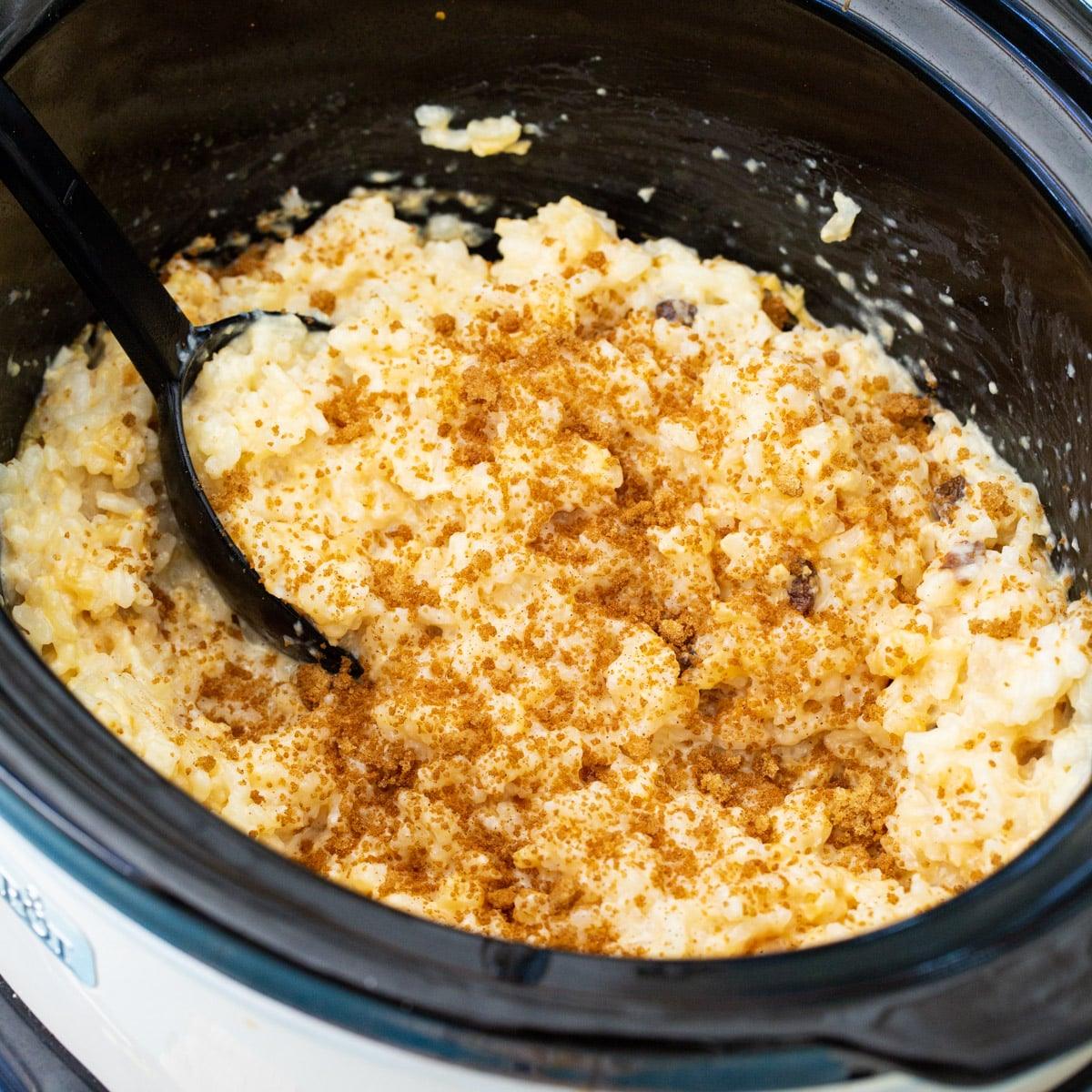 Slow Cooker Rice Pudding
