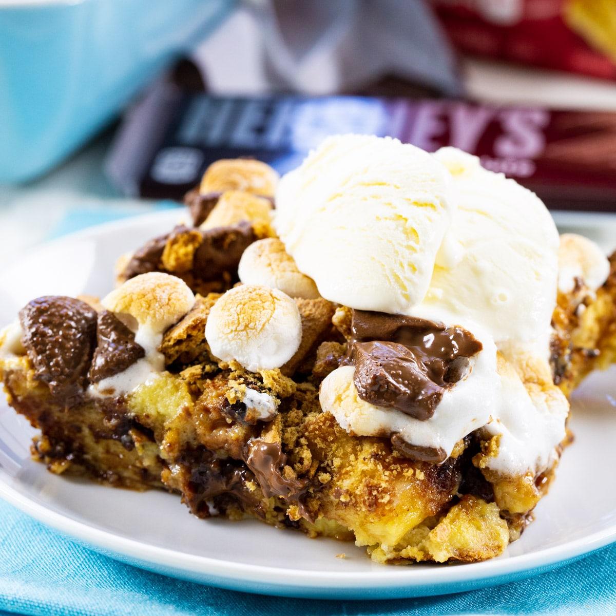 S’mores Bread Pudding