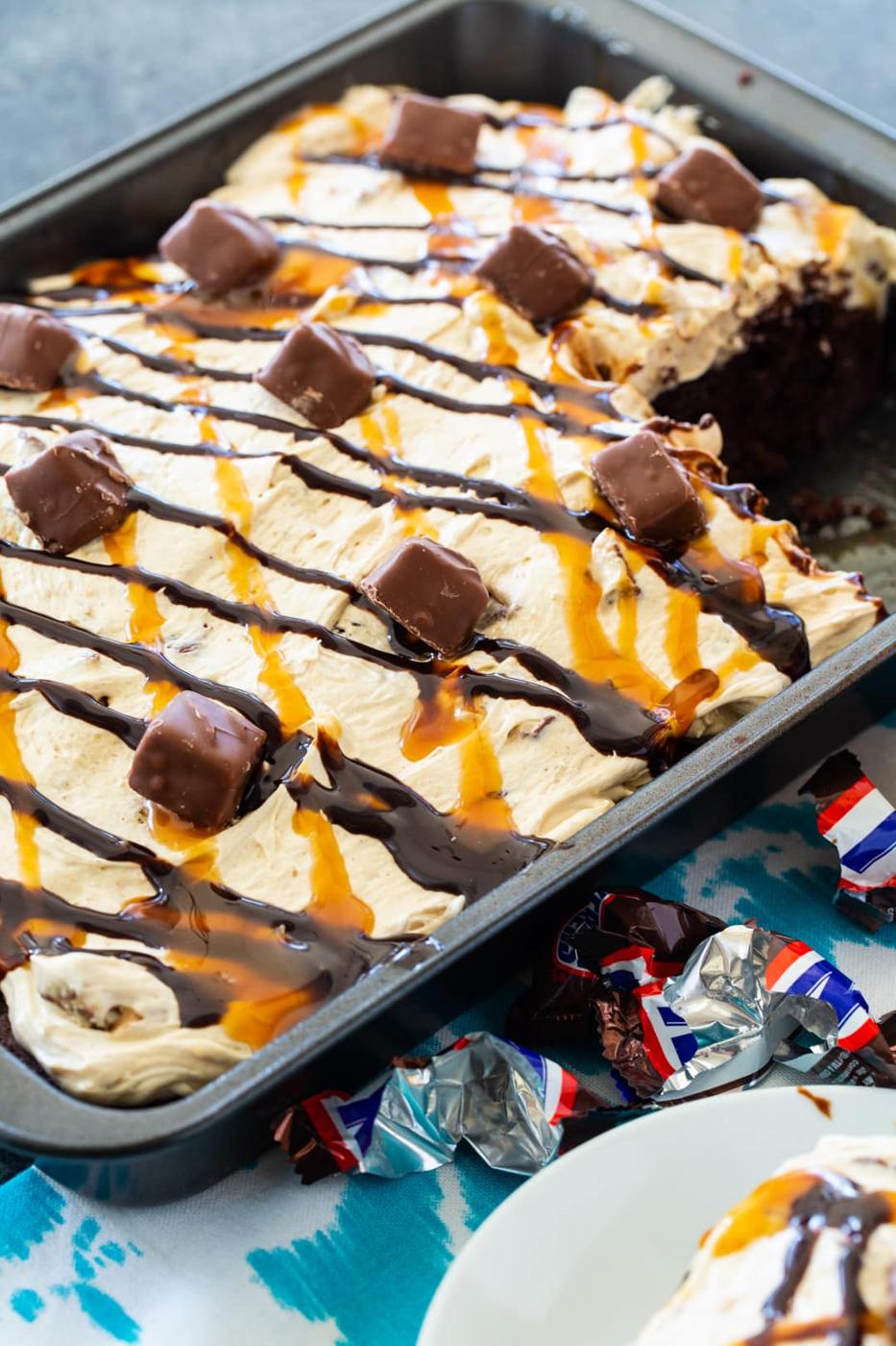 Poke Cake in 9x13-inch pan.