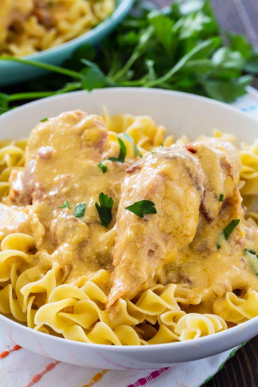 Sour Cream and Bacon Crockpot Chicken