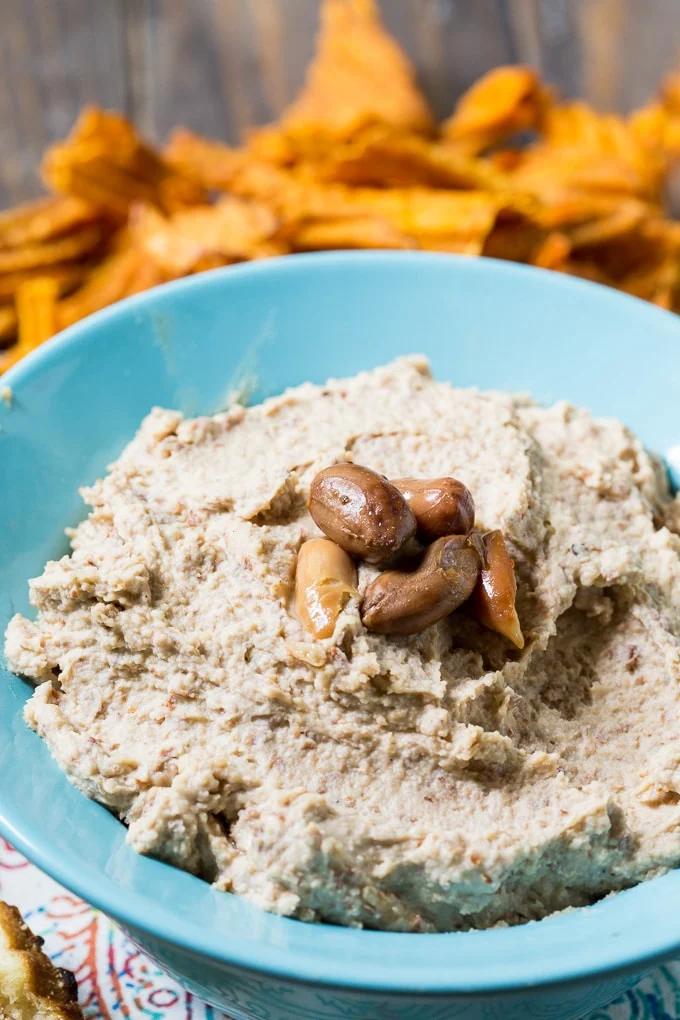 Spicy Boiled Peanut Hummus