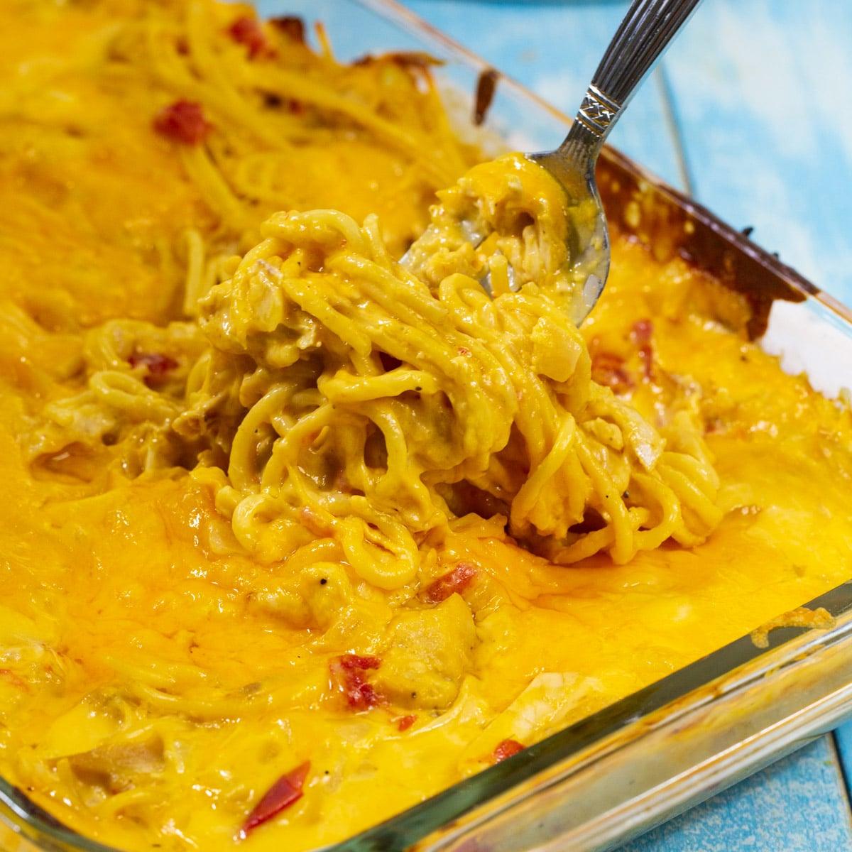Spicy Chicken Spaghetti