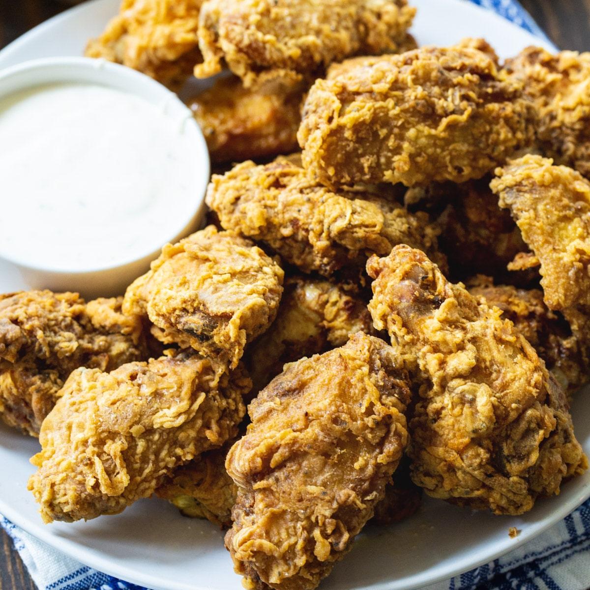 Spicy Fried Chicken Wings